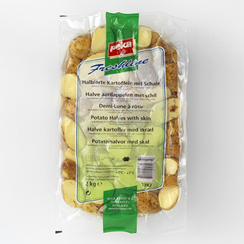 PEKA KARTOFFELN HALBIERT MIT SCHALE 2,00 KILO BEUTEL Peka Kartoffeln halbiert mit Schale 2kg