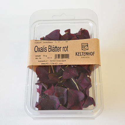 KELTENHOF OXALIS BLÄTTER ROT 15G SCHALE Keltenhof Oxalis Blätter Rot 15g 