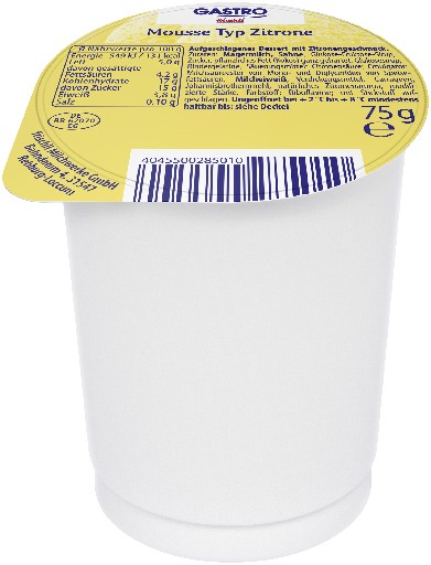 ZITRONENMOUSSE (531) 24 X 75G Zitronenmousse 24x75g