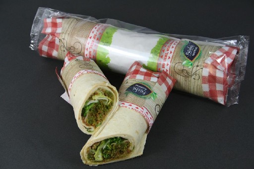 WRAPBAG 1/1 HUMMUS FALAFEL 4x260G ( 247) Weizentortilla, Falafel, Hummus, Bruschetta, Endiviensalat Wrap Bag 1/1 Hummus Falafel 4x260g