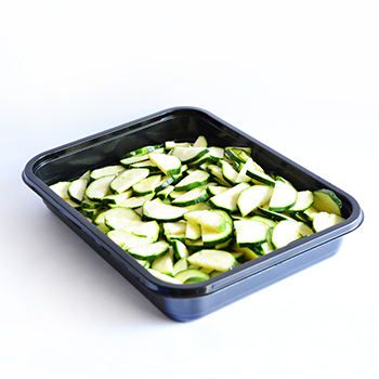 ZUCCHINI HALBE SCHEIBEN 5 MM (33) 1 KG - Zucchini halbe Scheiben 5 mm 1kg