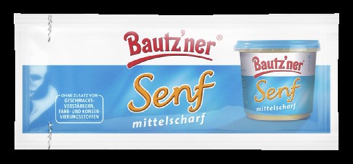DEVELEY SENF MITTELSCHARF PORTIONEN 200X10ML KARTON BAUTZNER Develey Senf mittelscharf Portionen 200x10ml Karton Bautzner