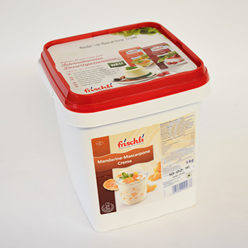 MANDARINEN-MASCARPONECREME 5KG FRISCHLI Mandarinen-Mascarponecreme 5kg Frischli
