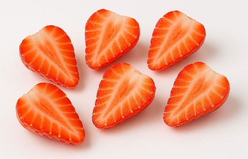 Erdbeeren geputzt halbiert 2kg
