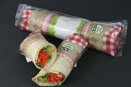 WRAP BAG FRISCHKÄSE (247) 4x260G  Wrap, Frischkäse, Tomate, Endiviensalat, Karottenstreifen, Gurken, Schnittlauch, Gewürze Wrap Bag 1/1 Frischkäse 4x260g