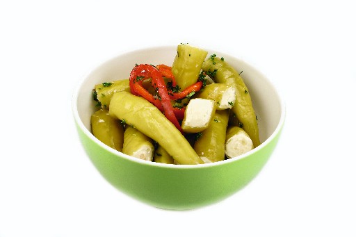 *WF* ANTIP PEPERONI GRÜN GEFÜLLT MIT KÄSE (33) 1KG Antipasti Peperoni Grün gefüllt mit Käse 1kg