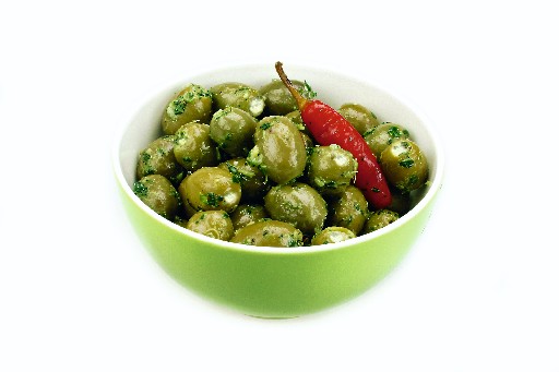 *WF* ANTIPASTI OLIVEN GRÜN GEFÜLLT KÄSE (33) 1,2KG - Antipasti Oliven Grün gefüllt mit Käse 1,2kg