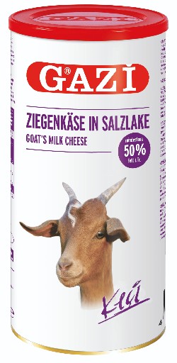 GAZI ZIEGENKÄSE 50% 6 X 800G Gazi Ziegenkäse 50% 6x800g