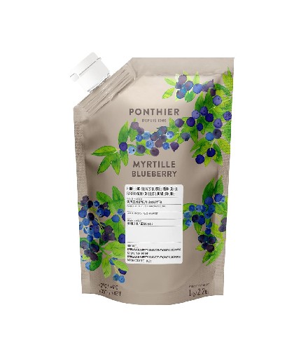 FRUCHTPÜREE BLAUBEERE  1L Ponthier Fruchtpüree Blaubeere 1l