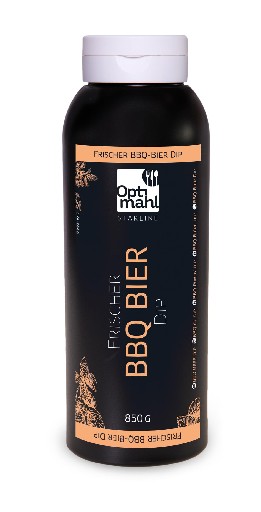 DIP BBQ M. BIERGESCHMACK 850g FLASCHE BBQ Dip mit Biergeschmack 0,85l Flasche