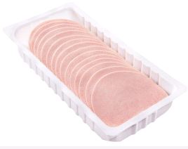 *FW* GEFLÜGEL LYONER GESCHNITTEN (382) 500G Kaliber ca. 105mm - 42 Scheiben Geflügel Lyoner geschnitten 500g