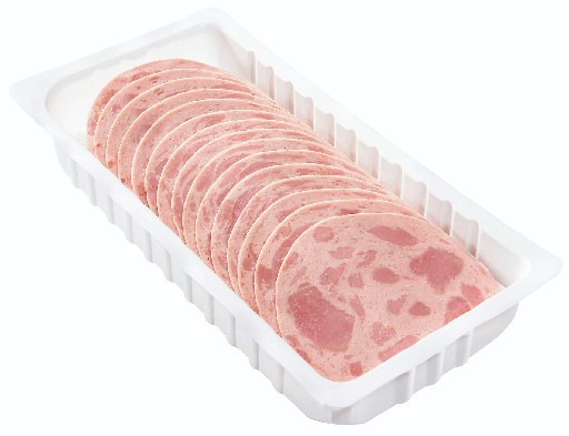 *FW* GEFLÜGEL BIERSCHINKEN GESCHNITTEN (382) 500G Kaliber ca. 105mm - 42 Scheiben Geflügel Bierschinken geschnitten 500g