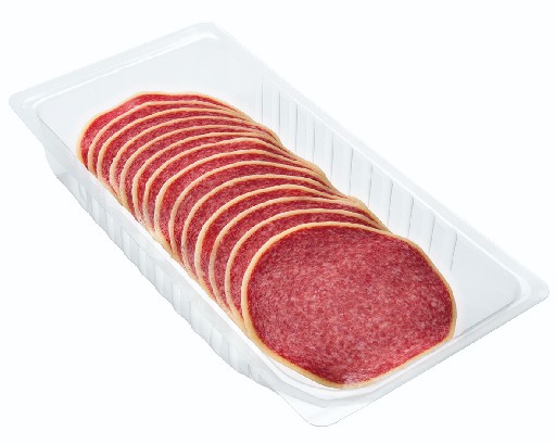 *FW* KÄSESALAMI GESCHNITTEN (382) 500G  Kaliber ca. 95mm - 67 Scheiben Käsesalami geschnitten 500g 