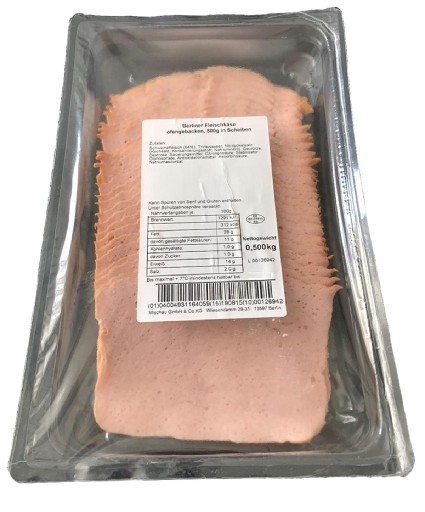 *FW* FLEISCHKÄSE GESCHNITTEN (558) 500g 23 Scheiben Fleischkäse 500g