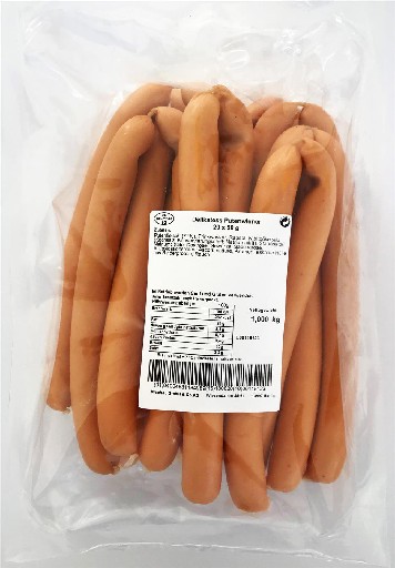 *FW* PUTEN WIENER WÜRSTCHEN (558)  20 X CA 50G Puten Wiener Würstchen 20 x ca. 50g