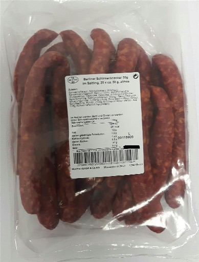 *FW* BERLINER SCHINKENKNACKER (558) 20 X CA. 50G Schinkenknacker 20 x ca.50g