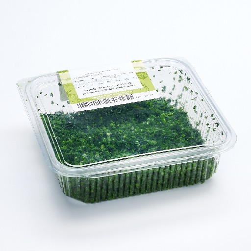 250GRAMM SCHALE SCHNITTLAUCH GESCHNITTEN FEIN 2MM (72)  Schnittlauch geschnitten fein 250g