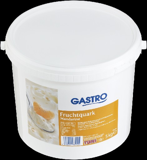 GASTRO FRUCHTQUARK MANDARINE 20% 5KG EIMER Gastro Fruchtquark Mandarine 20% 5kg Eimer