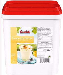 FRISCHLI DESSERTCREME CHEESECAKE 5 KG EIMER Frischli Dessertcreme Cheesecake 5kg