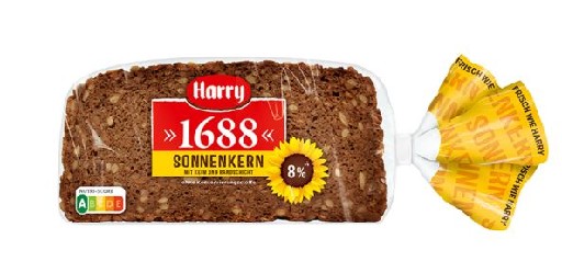 HARRY 1688 ROGGENVOLLKORN SONNENKERN 500G Harry 1688 Roggenvollkorn Sonnenkern 500g