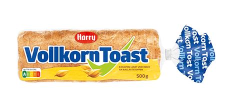 HARRYBROT VOLLKORNTOAST 500g STÜCK Vollkorntoast 500g