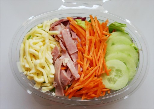 SALATSCHALE SCHINKEN KÄSE 175G (72) Salatschale Schinken Käse 175g 