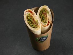 *WS* WRAP PREMIUM FALAFEL + LINSEN 6X205G (521) Weizenfladen mit Spinatgeschmack mit Falafel und Linsenaufstrich Wrap Premium Falafel + Linsen 6x205g
