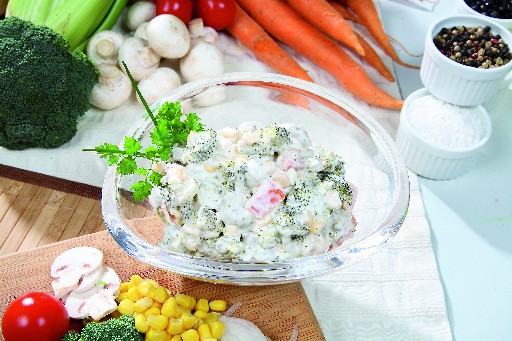 *WF* BROCCOLISALAT MIT CHAMPIGNONS (33) 1,5 KG  Broccolisalat mit Champignons WF 1,5kg
