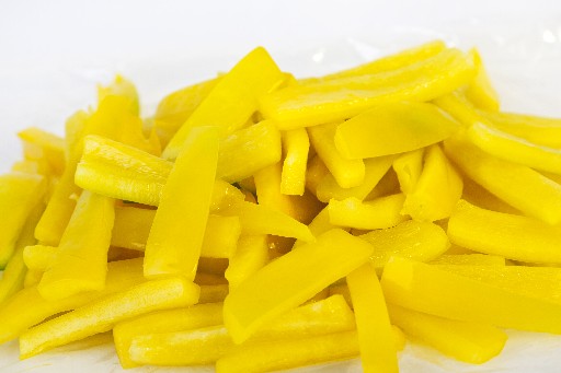 PAPRIKA GELB STICKS (72) 1 KG Paprika Gelb Sticks 1kg