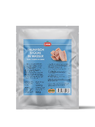 *WF* THUNFISCH IN WASSER (34) 1KG Thunfisch in Wasser Beutel 1Kg