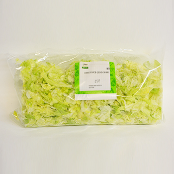 VAKUUM EISBERGSALAT GESCHN.GROB 10MM (72) 1,0KG Eisbergsalat geschnitten grob 10mm vakuumiert 1kg