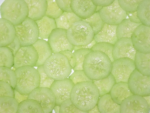 EXTRA GURKEN SCHEIBEN OHNE SCHALE MITTEL 5 MM (72) 2,5KG Extra Gurken Scheiben ohne Schale 5mm mittel 2,5kg