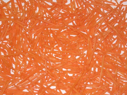 Möhren Sreifen fein 2mm 2,5kg