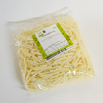 KOHLRABI STREIFEN GROB 5MM (33) 1,0KG Kohlrabi Streifen 5mm 1kg