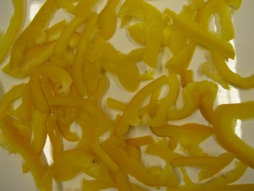 PAPRIKA GELB STREIFEN 5MM (72) 1 KG Paprika Gelb Streifen 5mm 1kg