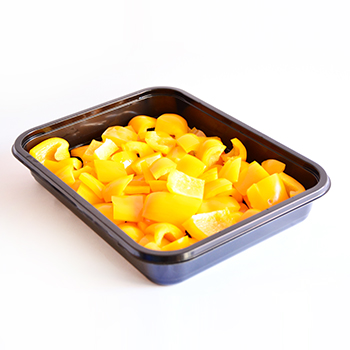 PAPRIKA GELB WÜRFEL SCHASCHLIKSCHNITT 30MM (33) 1 KG Paprika Gelb Würfel Schaschlikschnitt 30mm 1kg