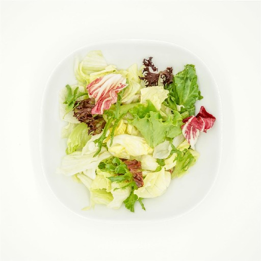 NAPURO BLATTSALAT SHOW (111) 1 KG  50% Eisberg, je 10% Endivie, Radicchio, Frisee, Lollo Rosso und Bionda Blattsalat Show 1kg