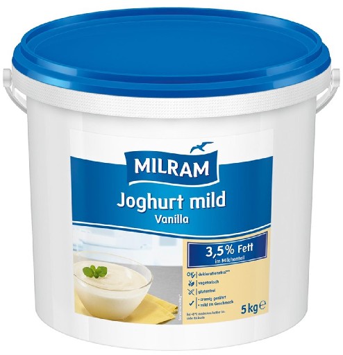 Milram Fruchtjoghurt Vanille 3,5% 5Kg