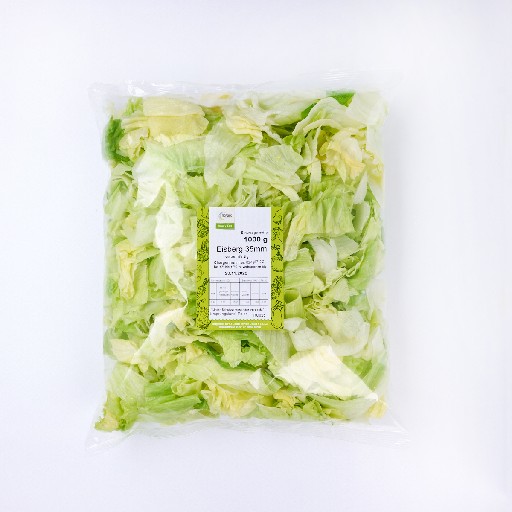 EISBERGSALAT GESCHNITTEN XXL GROB35MM (111) 1 KG - Eisbergsalat geschnitten xxl grob 35mm 1kg