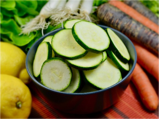 ZUCCHINI SCHEIBEN 20 MM (72) 1 KG Zucchini Scheiben 20mm 1kg