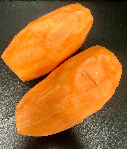 SÜSSKARTOFFEL GANZ GESCHÄLT (33) 2,5 KG Süßsskartoffel ganz geschält 2,5kg