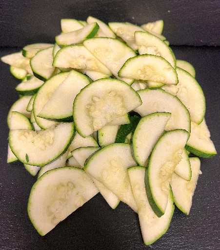 Zucchini Halbescheiben 2,5kg
