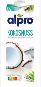 ALPRO KOKOSNUSSDRINK ORIGINAL 8x1L Alpro Kokosnussdrink Original 1L