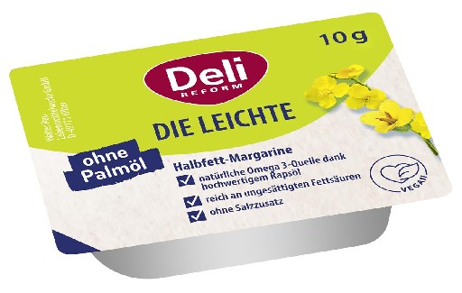 Deli Reform Margarine Die Leichte 39% Portionen 120x10g