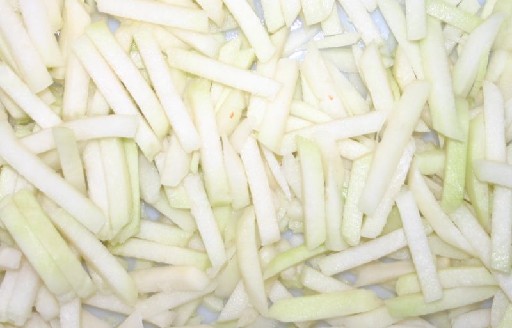KOHLRABI POMMESSCHNITT 10MM (33) 1,0KG  Kohlrabi Pommesschnitt 10mm 1kg