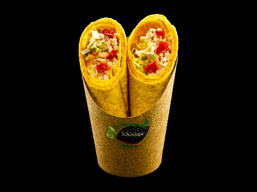 *WS* WRAP PREMIUM CAESAR (521) 6 X 195G Weizenfladen mit Hähnchenbrust und Gouda  Wrap Premium Caesar 6x195g
